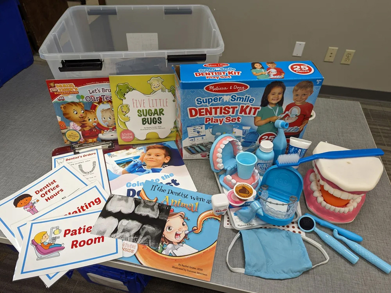 A Visit to the Dentist Stem Kit Contents
