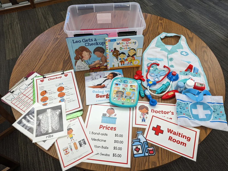 A Visit to the Doctor Stem Kit Contents